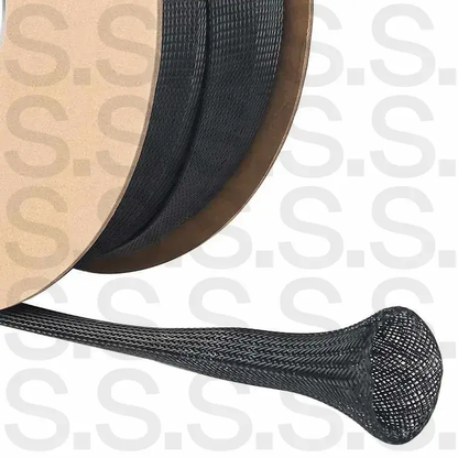 Black Expandable Cable Braid | 20mm | 100m